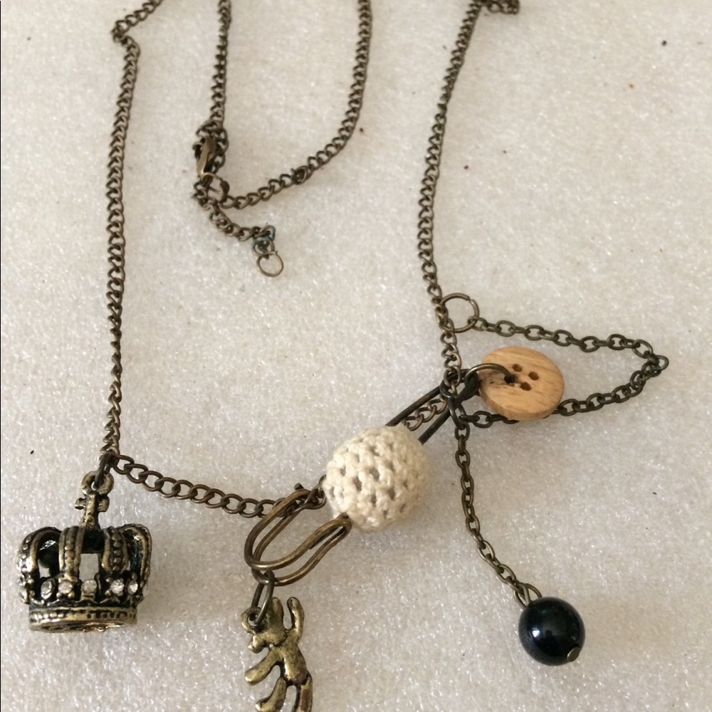 Vintage brass necklace